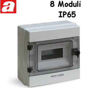 Centralino da Parete 8 Moduli IP65